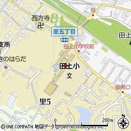 大津市立田上小学校周辺の地図