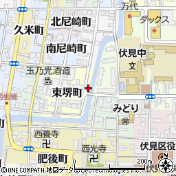京都府京都市伏見区東堺町483周辺の地図