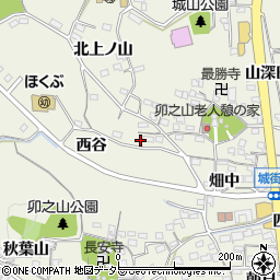 愛知県知多郡阿久比町卯坂稲葉周辺の地図