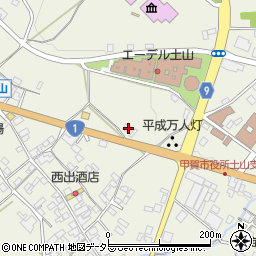 滋賀県甲賀市土山町北土山2084周辺の地図