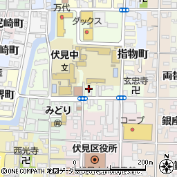 京都府京都市伏見区下板橋町585周辺の地図