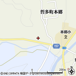 岡山県新見市哲多町本郷841周辺の地図