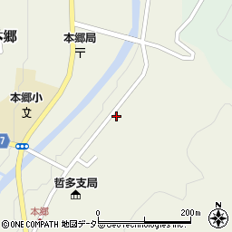 岡山県新見市哲多町本郷193周辺の地図