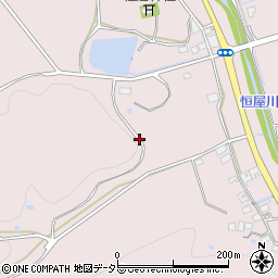 兵庫県姫路市香寺町恒屋周辺の地図