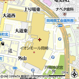 カプリチョーザ イオンモール岡崎店周辺の地図