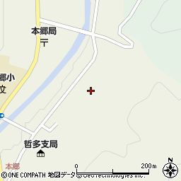 岡山県新見市哲多町本郷156周辺の地図