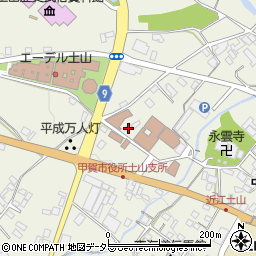 滋賀県甲賀市土山町北土山1759-1周辺の地図