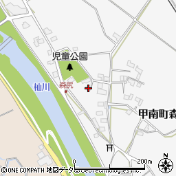 滋賀県甲賀市甲南町森尻499周辺の地図