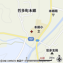 岡山県新見市哲多町本郷818周辺の地図