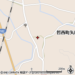 岡山県新見市哲西町矢田1719周辺の地図
