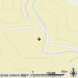 岡山県加賀郡吉備中央町溝部318周辺の地図
