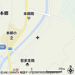 岡山県新見市哲多町本郷588周辺の地図