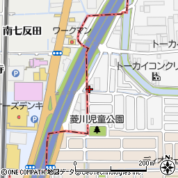 西出町公民館周辺の地図