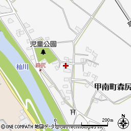 滋賀県甲賀市甲南町森尻487周辺の地図