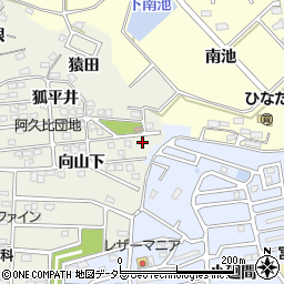 愛知県知多郡阿久比町卯坂向山下1-56周辺の地図