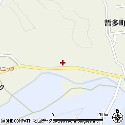 岡山県新見市哲多町本郷966周辺の地図