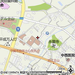 滋賀県甲賀市土山町北土山1758-1周辺の地図