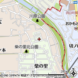 京都府長岡京市柴の里10-195周辺の地図