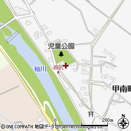 滋賀県甲賀市甲南町森尻502周辺の地図