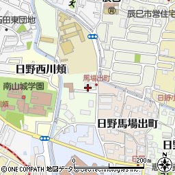 京都府京都市伏見区日野田中町22周辺の地図