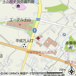 滋賀県甲賀市土山町北土山1760-1周辺の地図