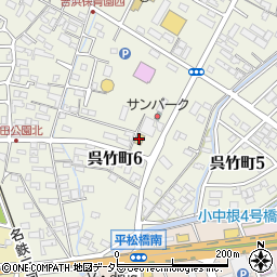 ローソン高浜呉竹町店周辺の地図