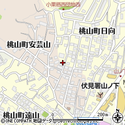 京都府京都市伏見区桃山町日向41-12周辺の地図