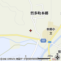 岡山県新見市哲多町本郷844周辺の地図