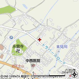 滋賀県甲賀市土山町北土山1423周辺の地図