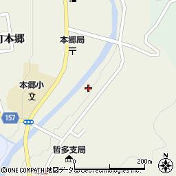 岡山県新見市哲多町本郷589周辺の地図