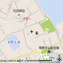 兵庫県三田市末1566周辺の地図