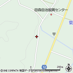 広島県庄原市東城町粟田1653周辺の地図