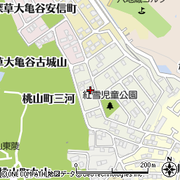 京都府京都市伏見区桃山紅雪町9周辺の地図