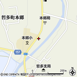 岡山県新見市哲多町本郷676周辺の地図