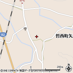 岡山県新見市哲西町矢田1718周辺の地図