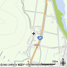 兵庫県姫路市林田町松山周辺の地図