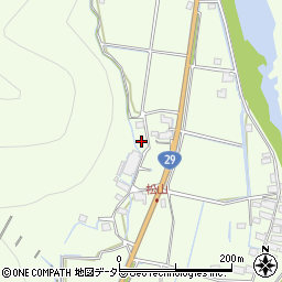 兵庫県姫路市林田町（松山）周辺の地図