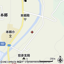 岡山県新見市哲多町本郷591周辺の地図