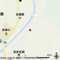 岡山県新見市哲多町本郷593周辺の地図