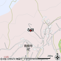 大阪府豊能郡豊能町寺田周辺の地図