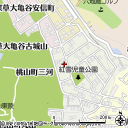 京都府京都市伏見区桃山紅雪町7周辺の地図