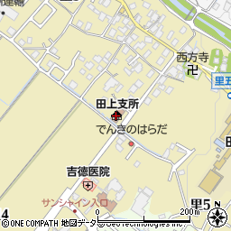 田上公民館周辺の地図