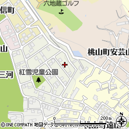 京都府京都市伏見区桃山紅雪町106周辺の地図