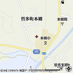 岡山県新見市哲多町本郷808周辺の地図