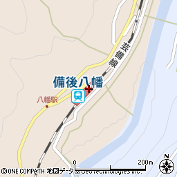 広島県庄原市周辺の地図
