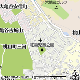 京都府京都市伏見区桃山紅雪町63周辺の地図