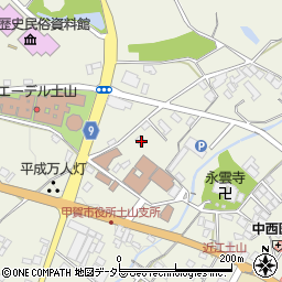 滋賀県甲賀市土山町北土山1764周辺の地図
