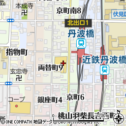 京都市呉竹文化センター　創造活動室周辺の地図
