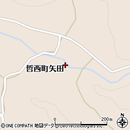 岡山県新見市哲西町矢田1789周辺の地図