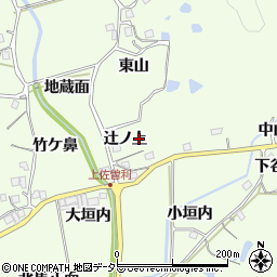 兵庫県宝塚市上佐曽利辻ノ上周辺の地図